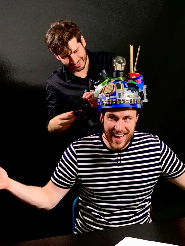 Kristofer Norvick and Nelson Inno — WeSpark Innovation Helmet