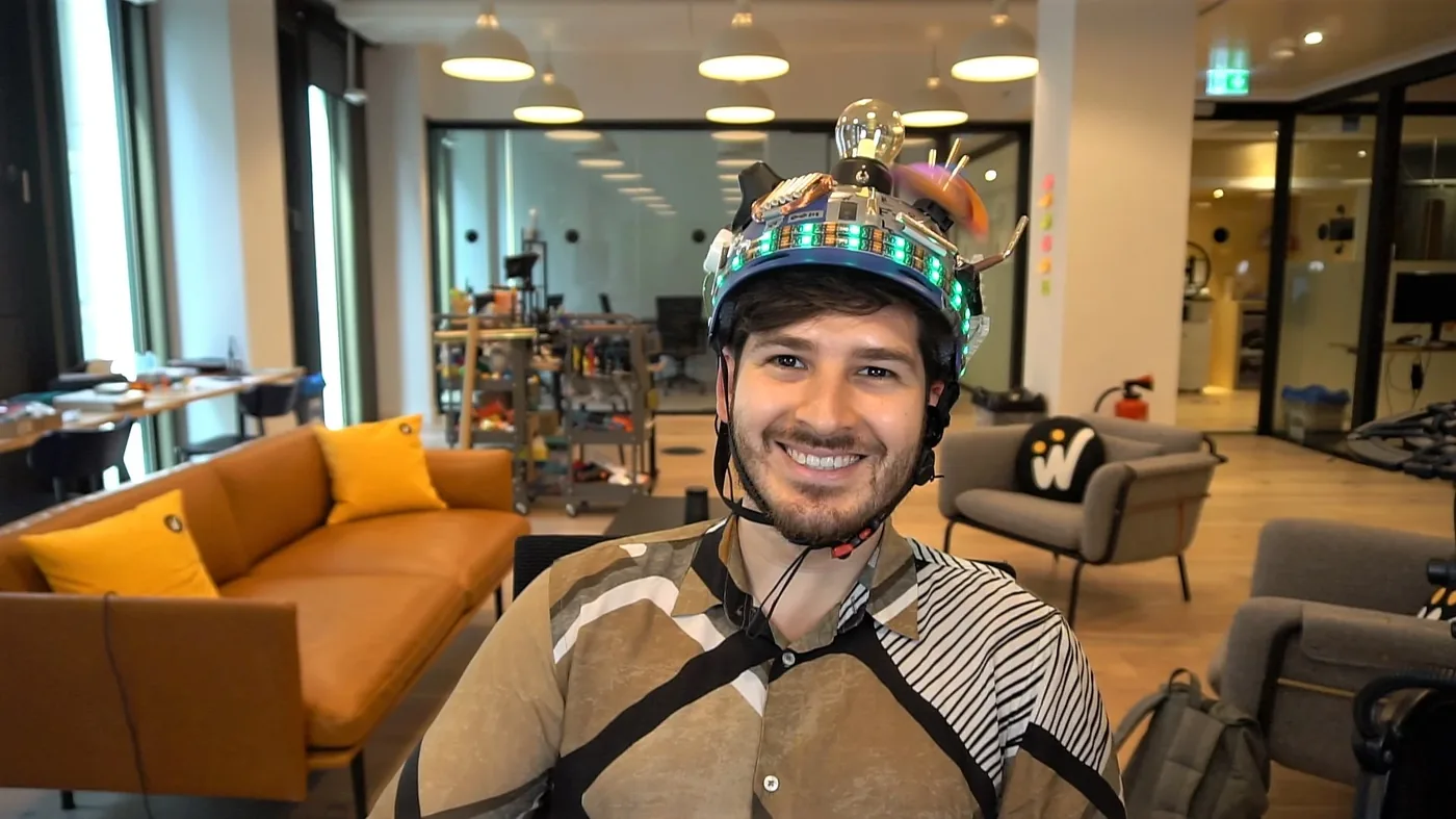 Nelson Inno with Innovation Helmet — WeSpark Innovation Hub